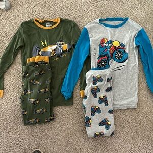 2 sets boys size 12 pajamas